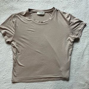 Aritzia Babaton Cropped T-Shirt - Size Small